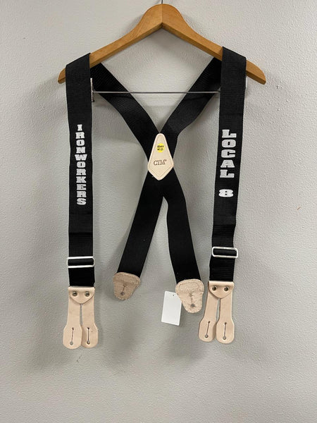 Embroidered Suspenders – Iron Workers Local 8