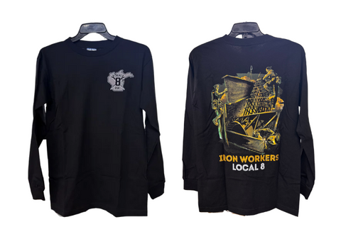 Iron Workers Local 8 long sleeve t-shirt