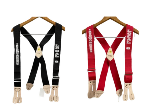 Embroidered Suspenders