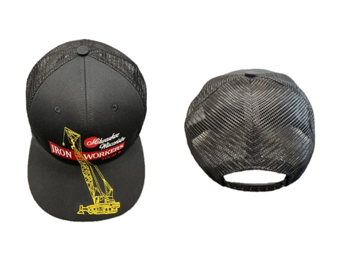 black baseball cap